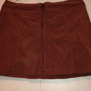 Zip up skirt